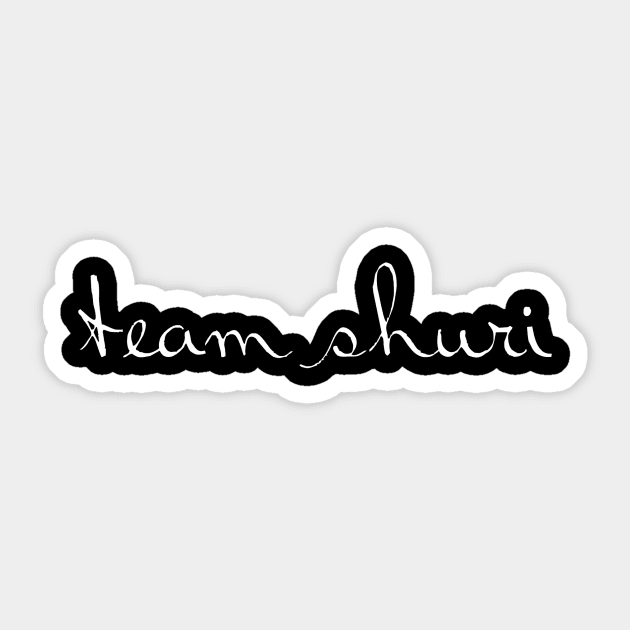 team shuri Sticker by rosettavera